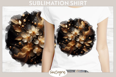 Glowing Cherry Blossoms v1 T-shirt Sublimation Sublimation Sintegra 