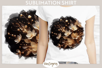 Glowing Cherry Blossoms v2 T-shirt Sublimation Sublimation Sintegra 