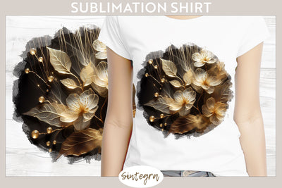 Glowing Cherry Blossoms v4 T-shirt Sublimation Sublimation Sintegra 