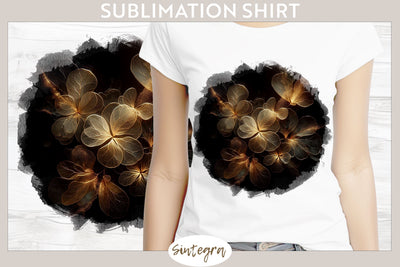 Glowing Periwinkles v3 T-shirt Sublimation Sublimation Sintegra 