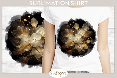 Glowing Periwinkles v7 T-shirt Sublimation Sublimation Sintegra 