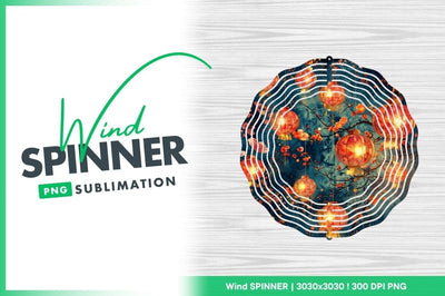 Glowing Red Lanterns and Flowers on a Teal Background Illustration Sublimation Regulrcrative 