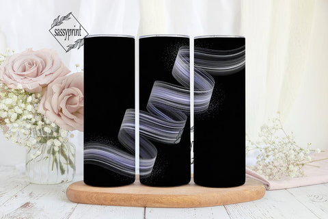 Glowing Swirls 20oz Tumbler Wrap Sublimation sassyprint 