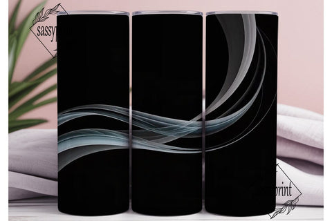 Glowing Swirls 20oz Tumbler Wrap Sublimation sassyprint 