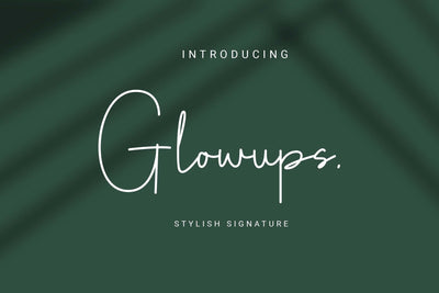 Glowups Font LetterdayStudio 