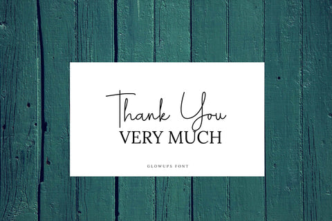 Glowups Font LetterdayStudio 