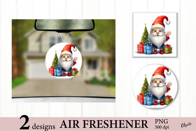 Gnome Airfresh PNG. Christmas Air Freshener PNG Sublimation Olga Terlyanskaya 