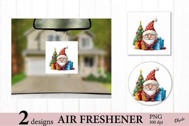 Gnome Airfresh Sublimation. Christmas Air Freshener PNG Sublimation Olga Terlyanskaya 