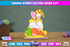 Gnome Bunny Easter | Easter Bunny | Easter Design | Home Décor | CNC File SVG The T Store Design 