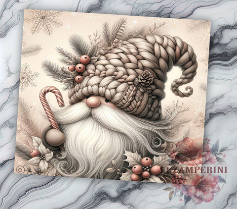 Gnome Christmas Tumbler, 20oz Gnome Wrap, Christmas Gnome Design, Holiday Tumbler Wrap, Sublimation Gnome Design, Cute Gnome Tumbler, Digital Tumbler Wrap Sublimation Li Zamperini 