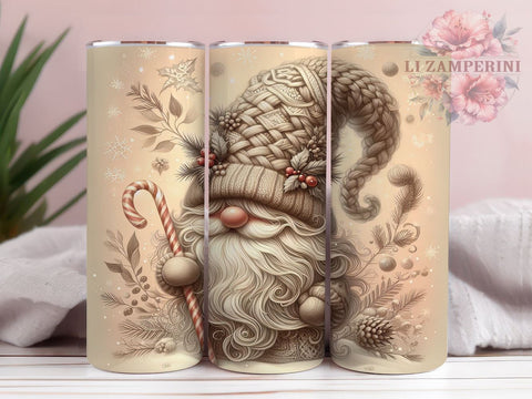 Gnome Christmas Tumbler, 20oz Gnome Wrap, Christmas Gnome Design, Holiday Tumbler Wrap, Sublimation Gnome Design, Cute Gnome Tumbler, Digital Tumbler Wrap Sublimation Li Zamperini 