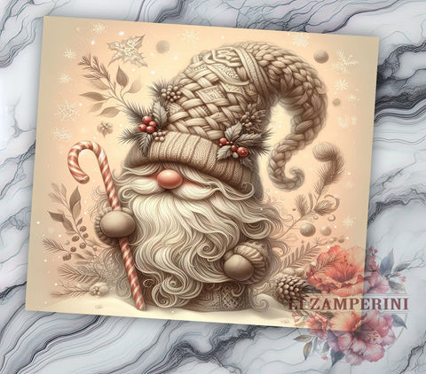 Gnome Christmas Tumbler, 20oz Gnome Wrap, Christmas Gnome Design, Holiday Tumbler Wrap, Sublimation Gnome Design, Cute Gnome Tumbler, Digital Tumbler Wrap Sublimation Li Zamperini 