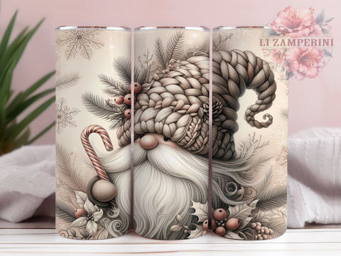 Gnome Christmas Tumbler, 20oz Gnome Wrap, Christmas Gnome Design, Holiday Tumbler Wrap, Sublimation Gnome Design, Cute Gnome Tumbler, Digital Tumbler Wrap Sublimation Li Zamperini 