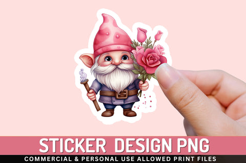 Gnome clipart Sticker Design Sublimation Regulrcrative 