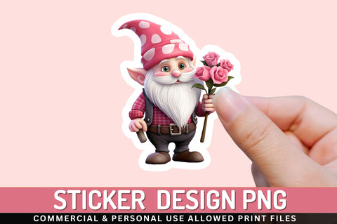 Gnome clipart Sticker Design Sublimation Regulrcrative 