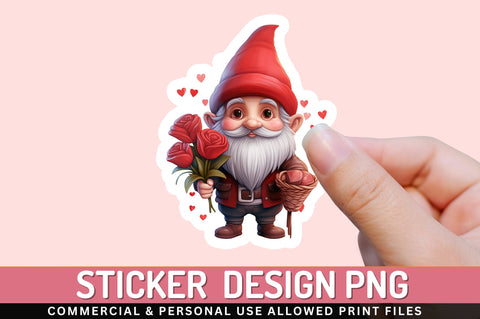 Gnome clipart Sticker Design Sublimation Regulrcrative 