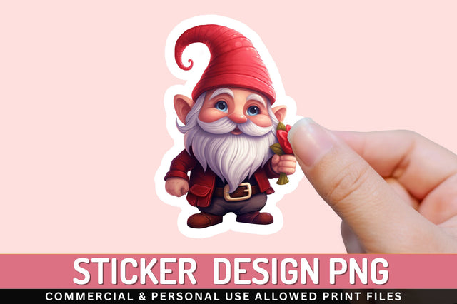 Gnome clipart Sticker Design Sublimation Regulrcrative 