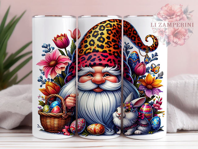 Gnome Easter 20oz Tumbler Wrap PNG, Gnome Happy Easter Day Tumbler PNG Sublimation Design, Straight & Tapered Tumbler Wrap, Instant Digital Download Sublimation Li Zamperini 