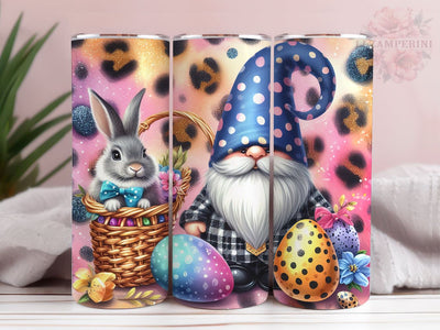 Gnome Easter 20oz Tumbler Wrap PNG, Gnome Png, Straight & Tapered Tumbler Wrap, Happy Easter Day Tumbler PNG, Instant Digital Download Sublimation Li Zamperini 