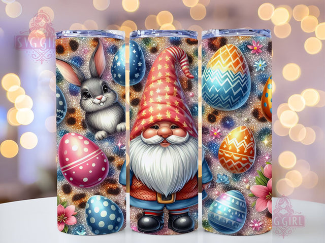 Gnome Easter Egg 20oz Tumbler Wrap Sublimation Design, Straight Tapered Tumbler Wrap, Gnome Happy Easter Tumbler Png, Instant Digital Download Sublimation SvggirlplusArt 