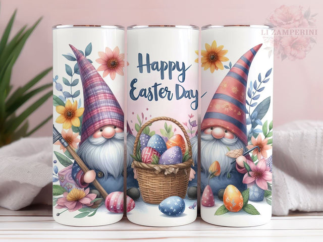Gnome Easter Tumbler Wrap, Happy Easter Day Tumbler Png, Straight & Tapered Tumbler Wrap, Instant Digital Download Sublimation Li Zamperini 