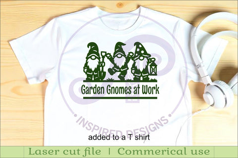 Gnome Family Garden Name Sign SVG, Gardening Gnomes Wall Art SVG APInspireddesigns 