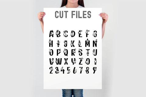 Gnome Font SVG OTF | Christmas Font | Winter Pattern Font SVG TonisArtStudio 