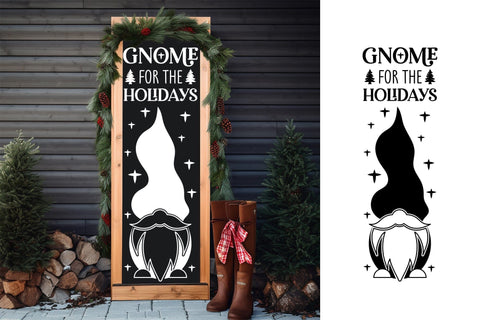 Gnome for the Holidays - Christmas Porch Sign SVG SVG CraftLabSVG 