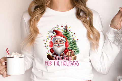 Gnome for the holidays png design Sublimation Regulrcrative 