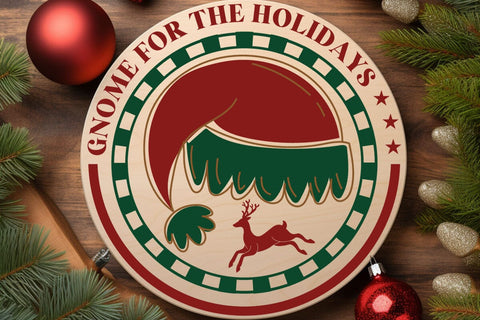 Gnome for the holidays SVG Angelina750 