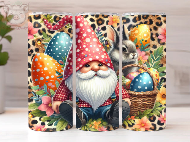 Gnome Happy Easter Day 20oz Tumbler Png, Gnome png, Sublimation Design, Easter Bunny Tumbler Png, Digital Download PNG Sublimation Lara' s Designs 