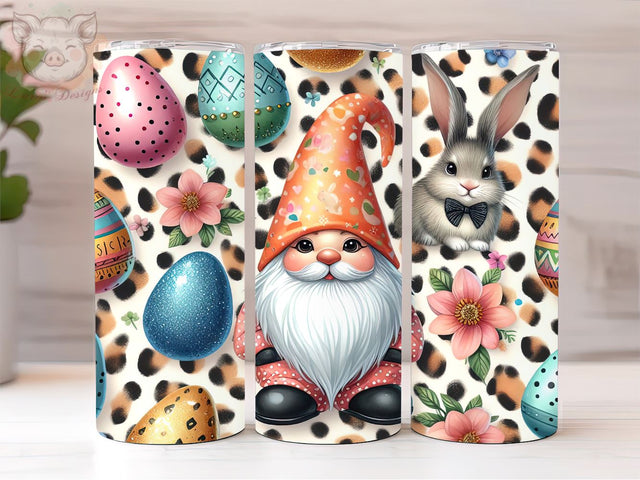Gnome Happy Easter Day 20oz Tumbler Png, Gnome png, Sublimation Design, Easter Bunny Tumbler Png, Digital Download PNG Sublimation Lara' s Designs 