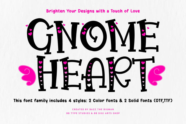 Gnome Heart Font BB Digital Arts 