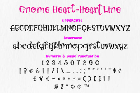 Gnome Heart Font BB Digital Arts 