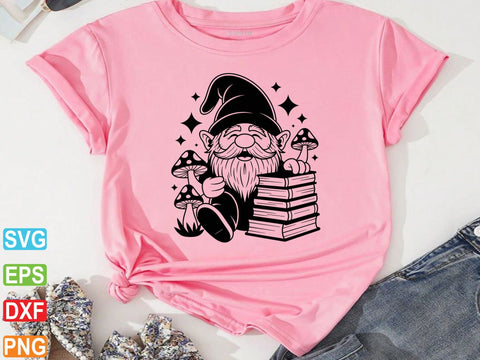 Gnome Silhouette, Gnome Clipart, Christmas Gnome Silhouette Vector SVG Creativeart88 