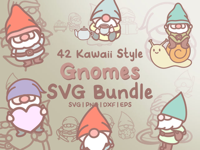 Gnome SVG Files Design Set SVG HalieKStudio 