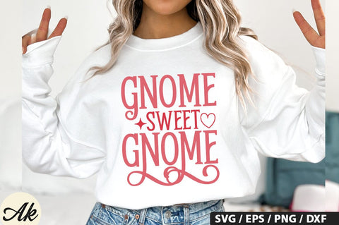 Gnome sweet gnome SVG Design SVG akazaddesign 