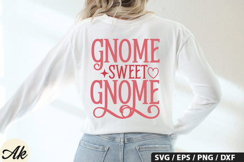 Gnome sweet gnome SVG Design SVG akazaddesign 