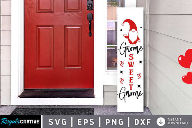 Gnome sweet gnome Svg Design SVG Regulrcrative 