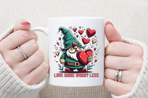 Gnome Valentine Sublimation Sublimation designartist 