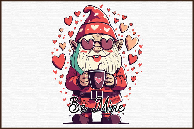 Gnome Valentine Sublimation Sublimation designartist 