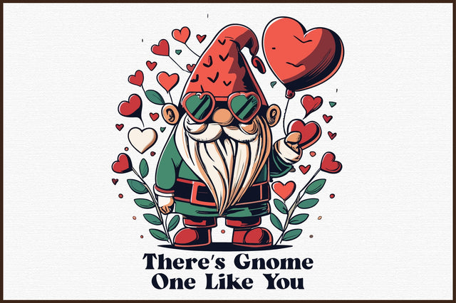 Gnome Valentine Sublimation Sublimation designartist 