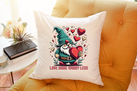 Gnome Valentine Sublimation Sublimation designartist 