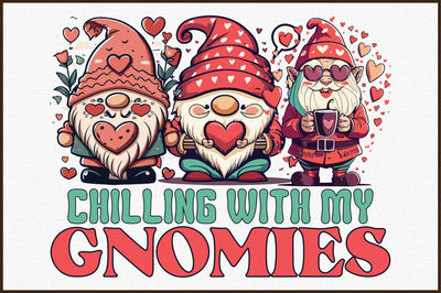 Gnome Valentine Sublimation Sublimation designartist 