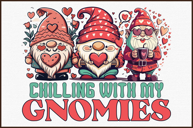 Gnome Valentine Sublimation Sublimation designartist 