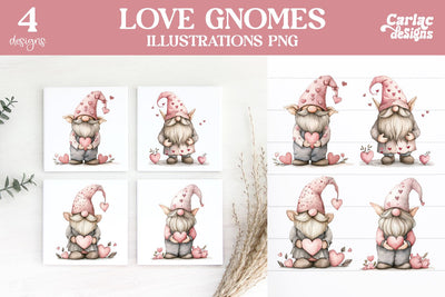 Gnome Valentines Sublimation Sublimation Carla C Designs 