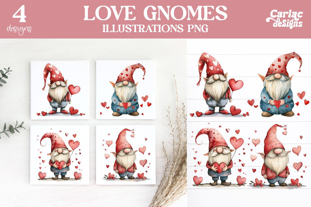 Gnome Valentines Sublimation Sublimation Carla C Designs 