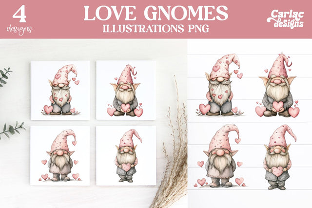 Gnome Valentines Sublimation Sublimation Carla C Designs 