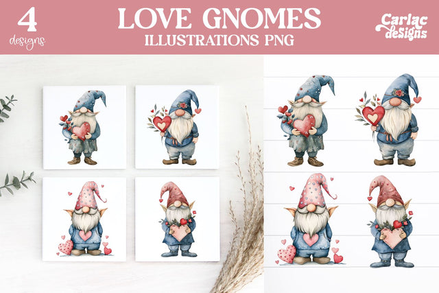 Gnome Valentines Sublimation Sublimation Carla C Designs 