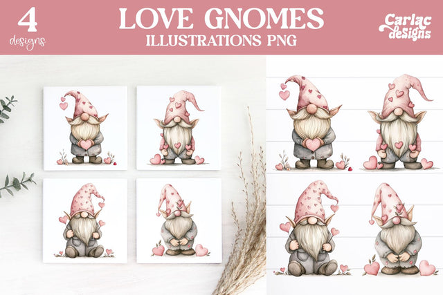 Gnome Valentines Sublimation Sublimation Carla C Designs 